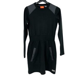 Merrill black Dress XS womens athletic Indira Mixer long sleeve one piece